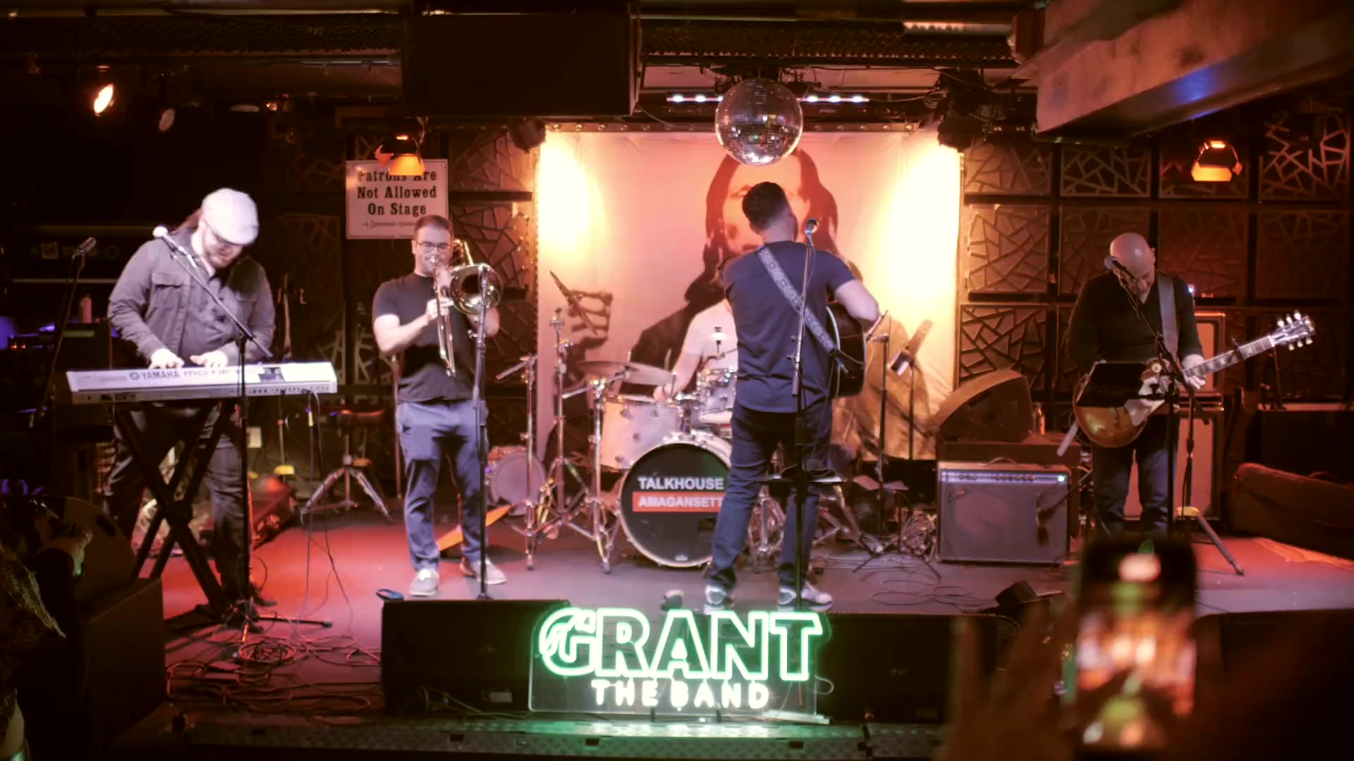 GRANT the band on stage at the Stephen Talkhouse